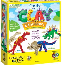 Create with Clay Dinosaurs Kit