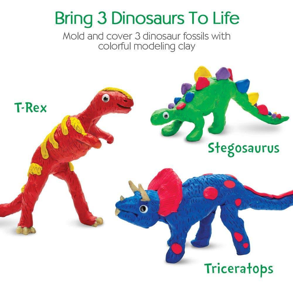 Create with Clay Dinosaurs Kit