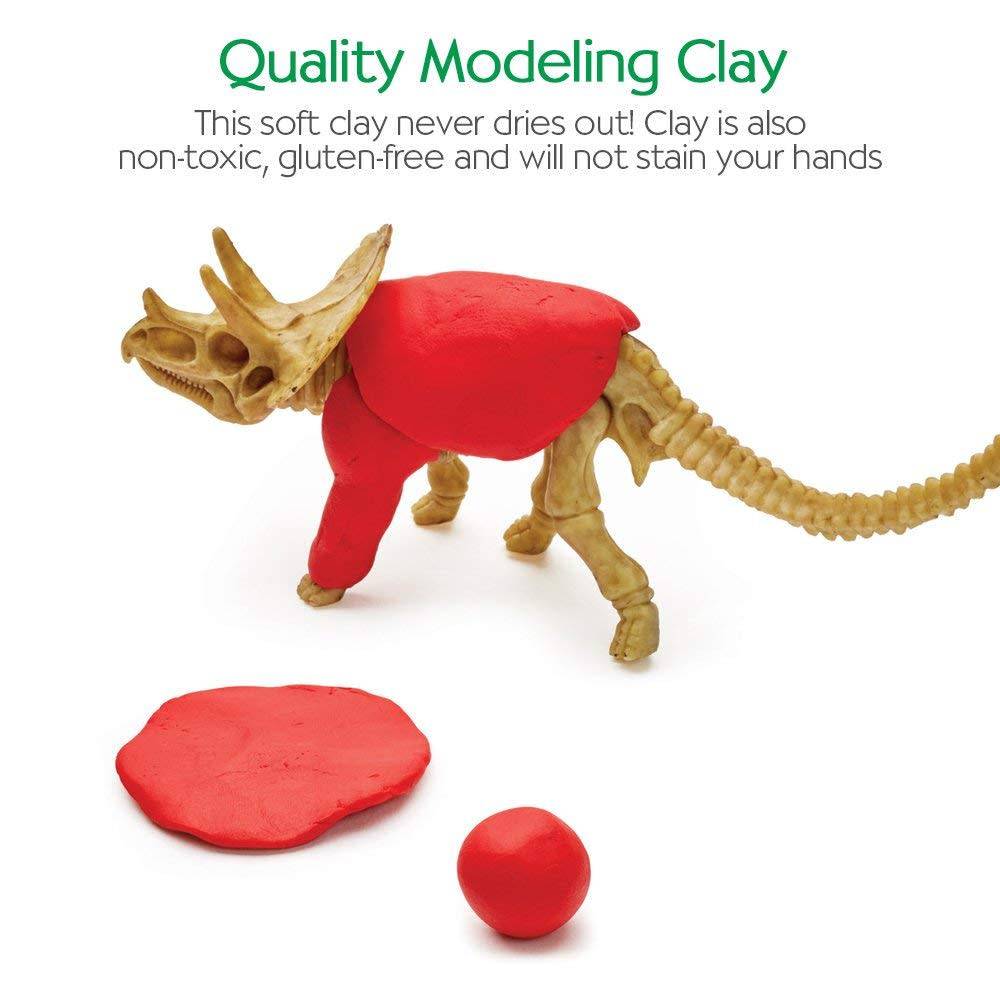 Create with Clay Dinosaurs Kit