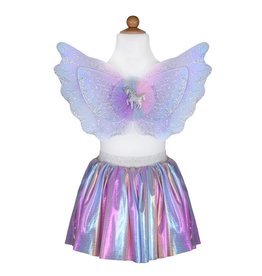 Magical Unicorn Pastel Skirt & Wings Set by Great Pretenders