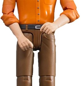 Construction Worker Brown Jeans by Bruder