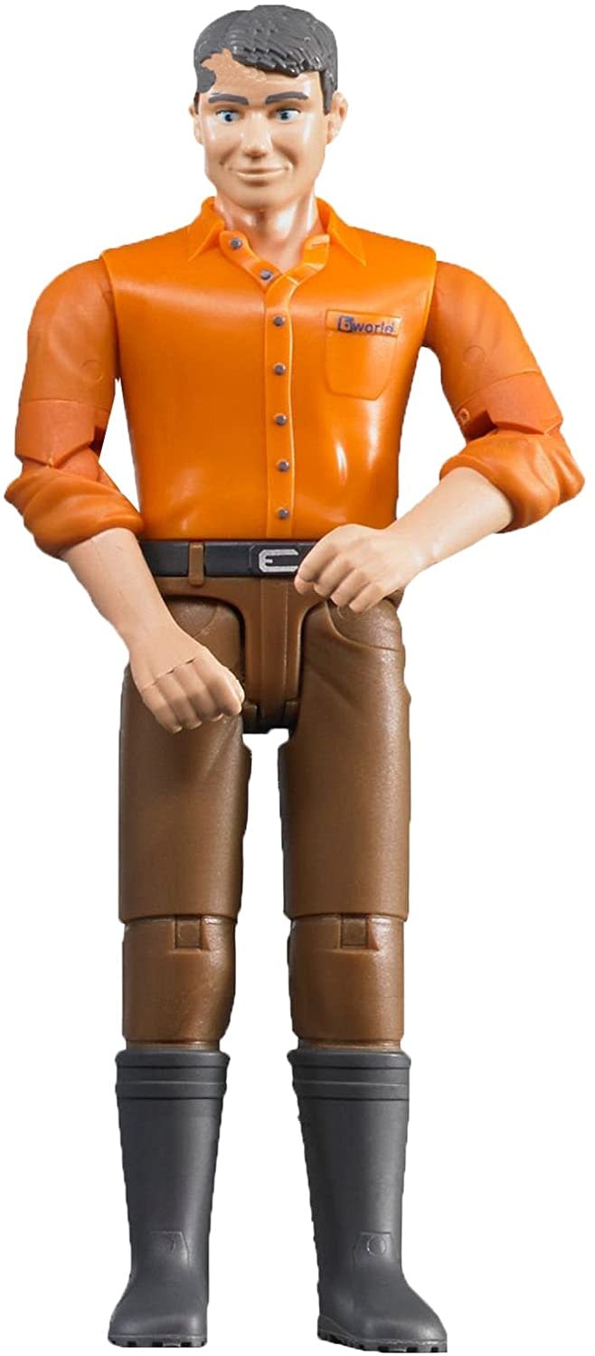 Construction Worker Brown Jeans by Bruder