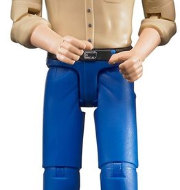 Construction Worker in Blue Jeans by Bruder