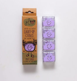 Gloworks Glo Pals 4-Pack Water-Activated Cubes - Purple