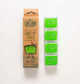 Gloworks Glo Pals 4-Pack Water-Activated Cubes - Green