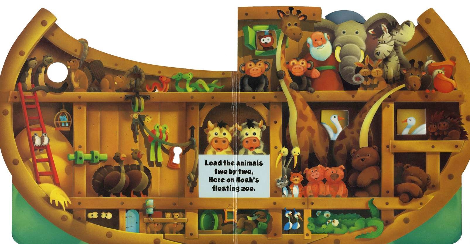 Inside Noah's Ark Board Book