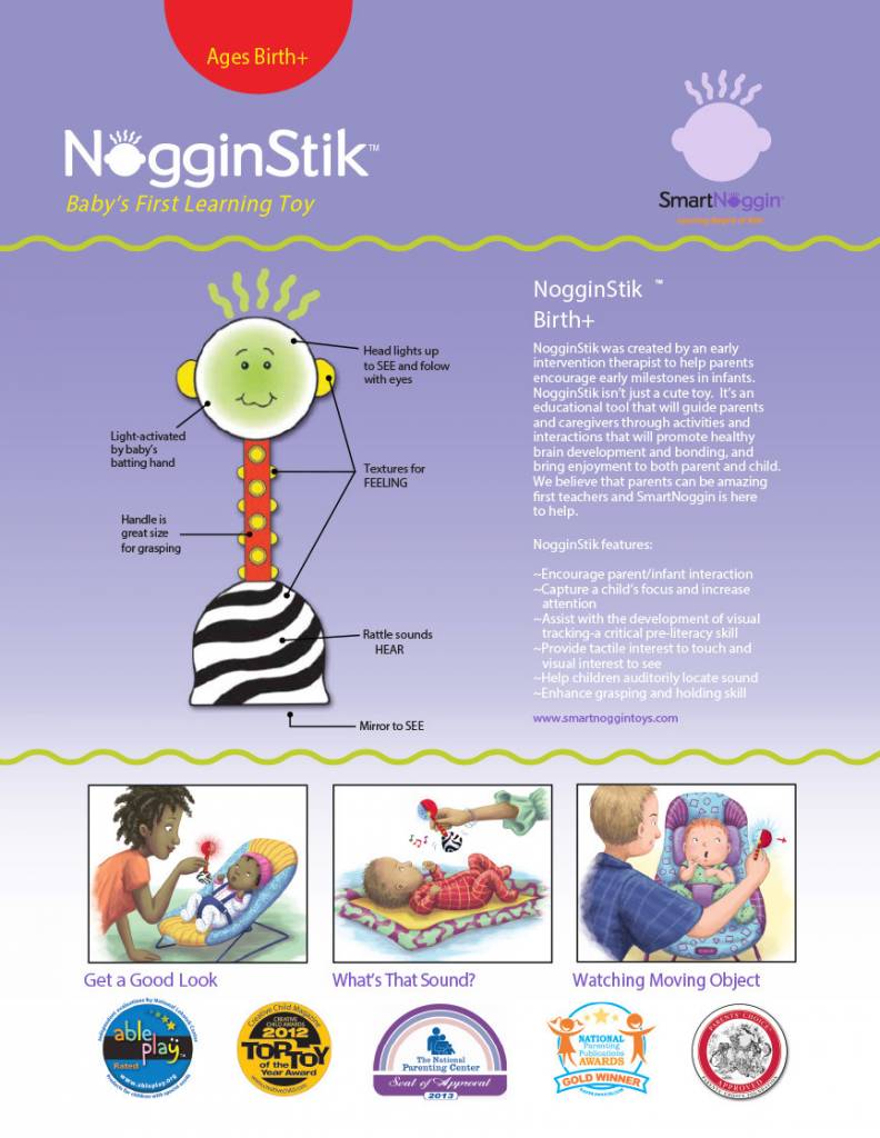 NogginStik Rattle by SmartNoggin