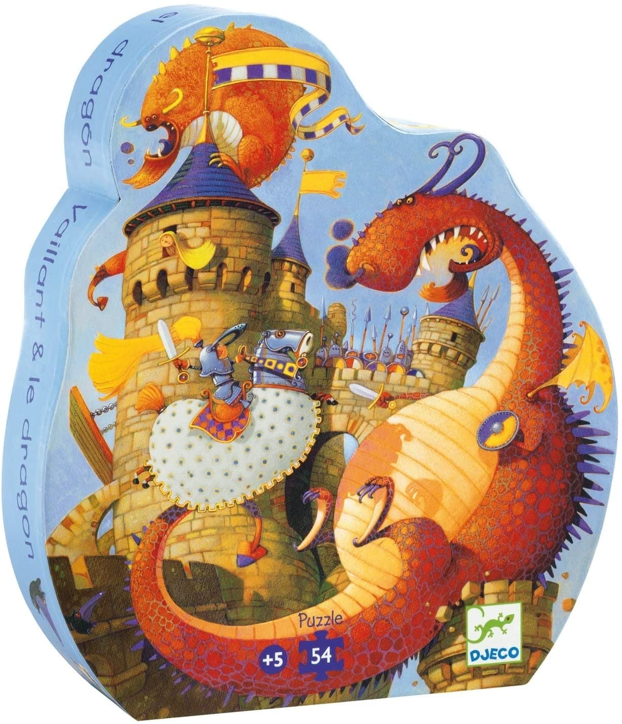 Valliant & The Dragon 54-pc Puzzle by Djeco