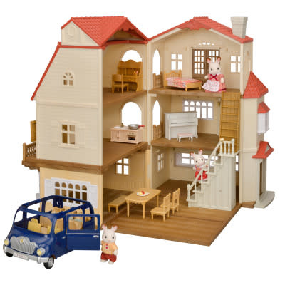 Calico Critters Calico Red Roof Grand Mansion Gift Set