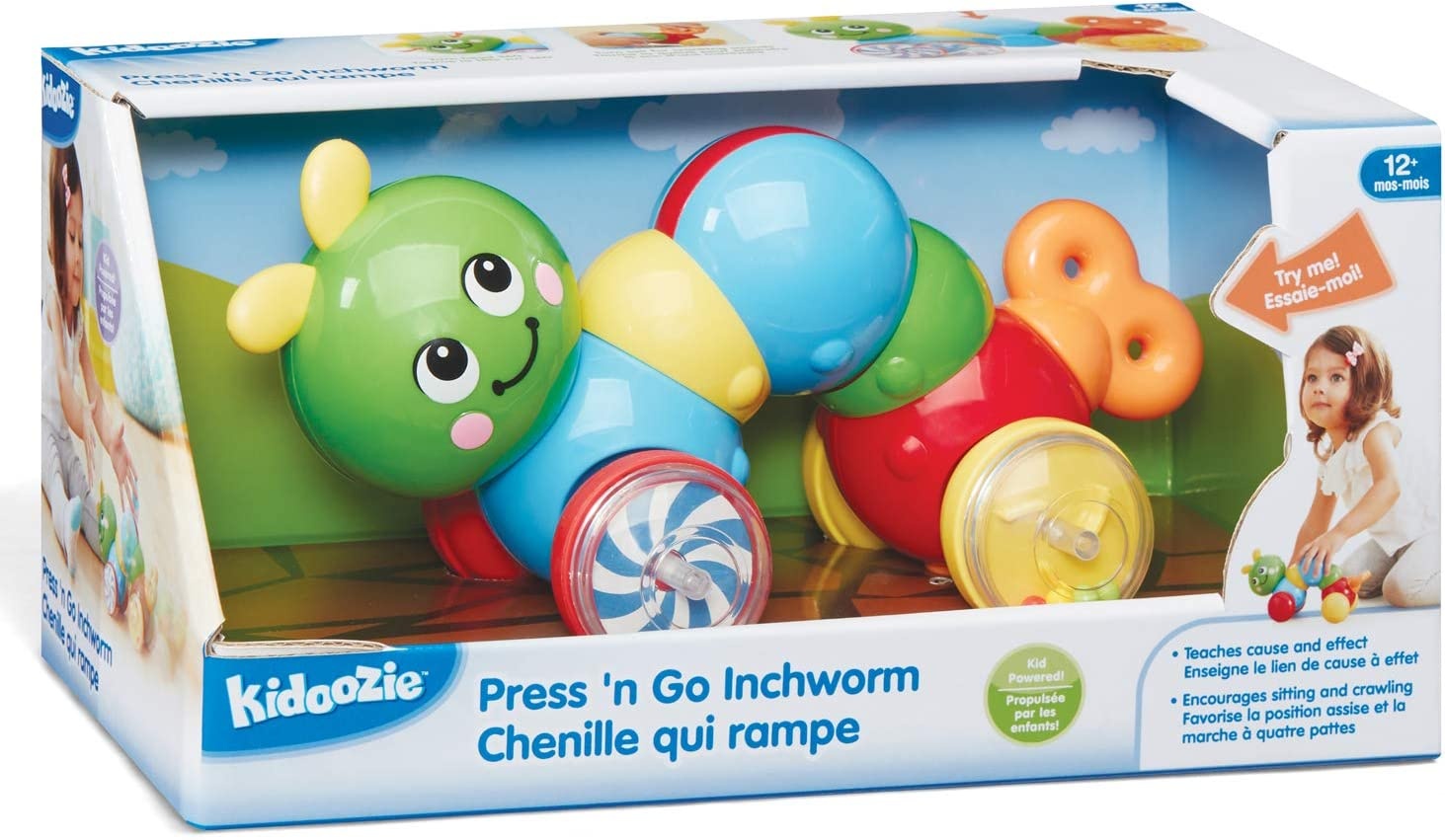 Press 'n Go Inchworm by Kidoozie