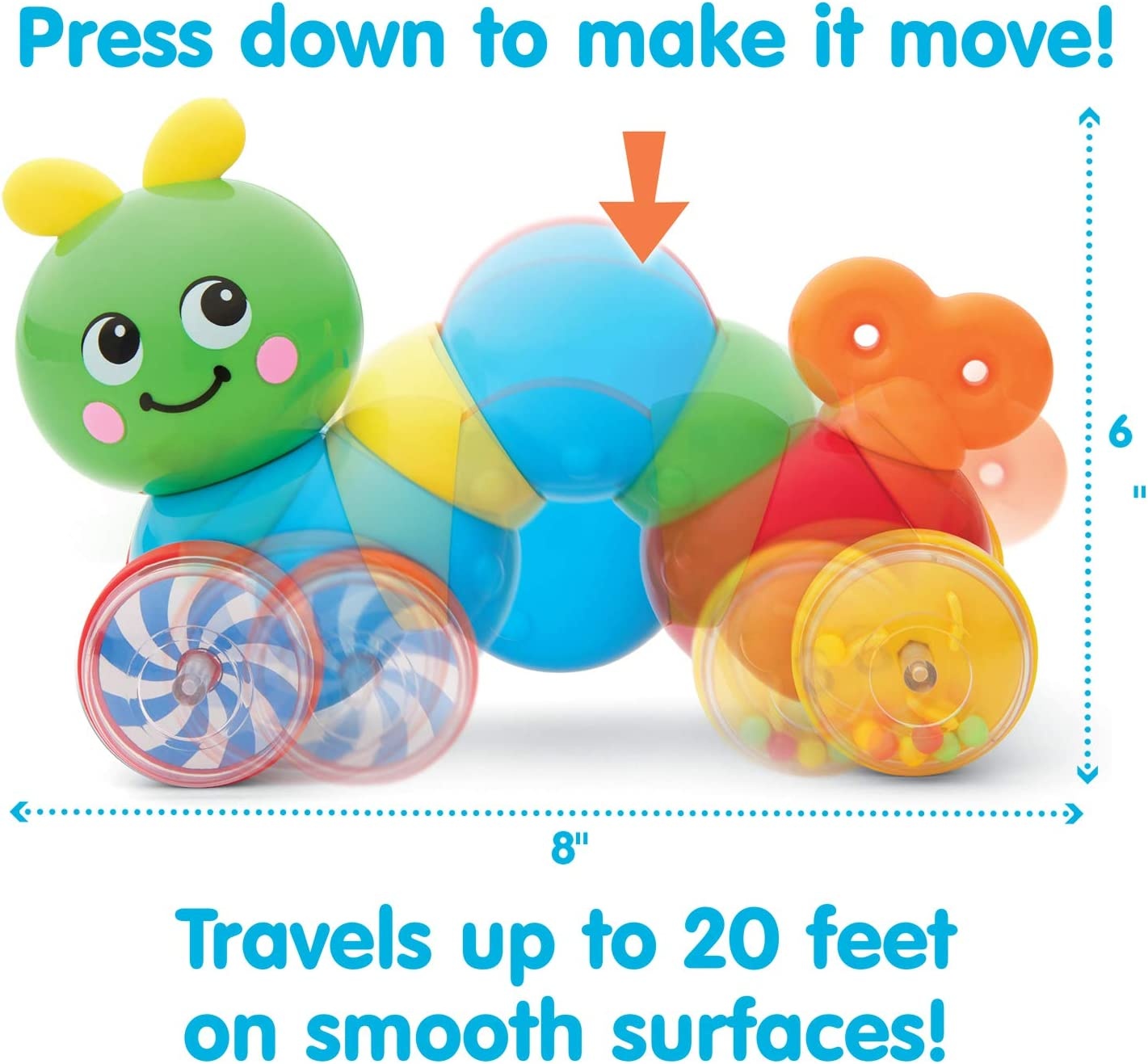 Press 'n Go Inchworm by Kidoozie