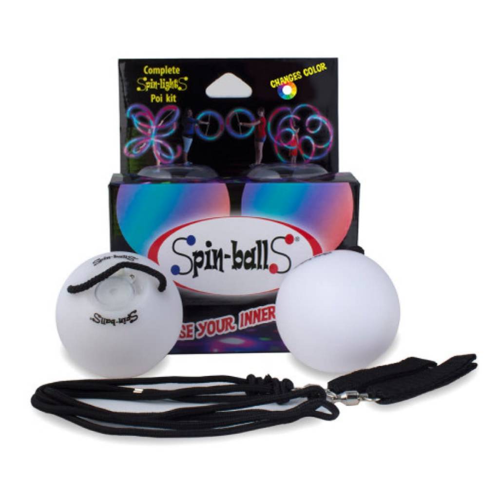 Spin-balls LED Poi by Fun in Motion