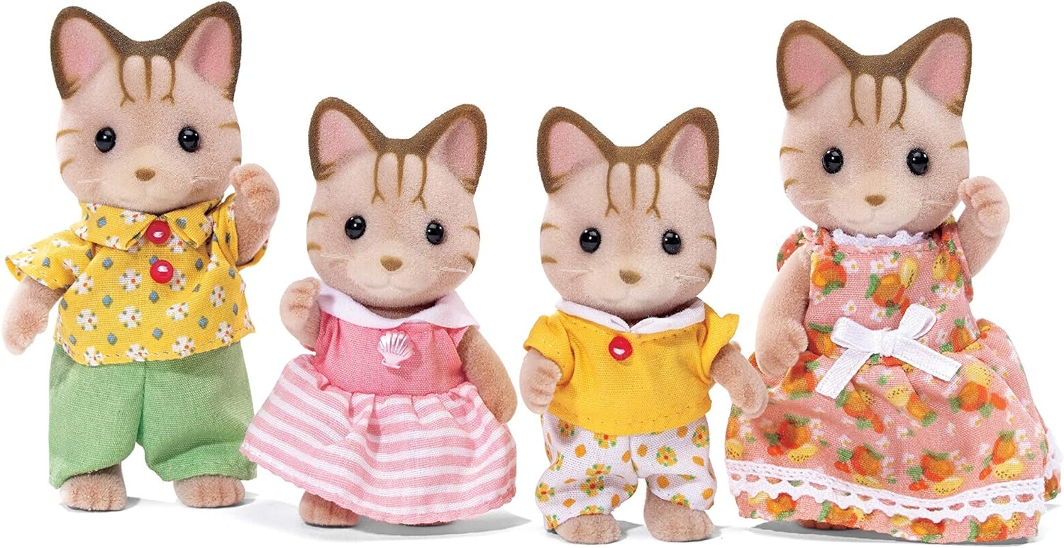 Calico Critters Calico Sandy Cat Family