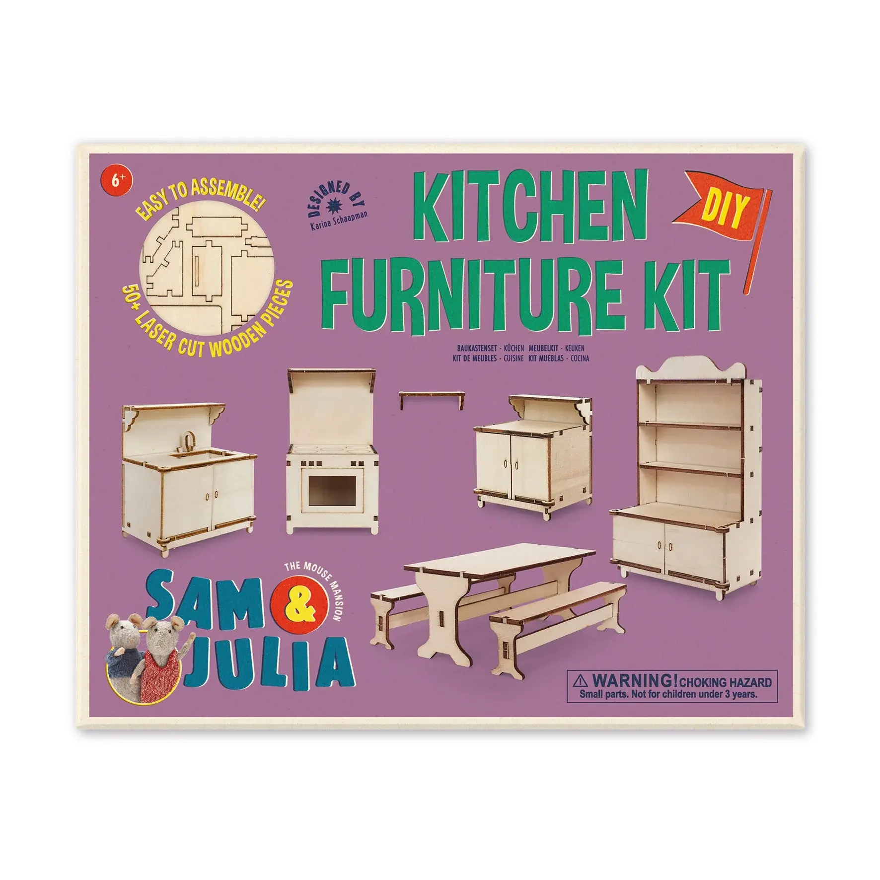 DAM LLC Sam & Julia -Furniture Kit-Kitchen