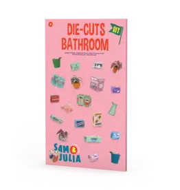 DAM LLC Sam and Julia Die Cut Bathroom